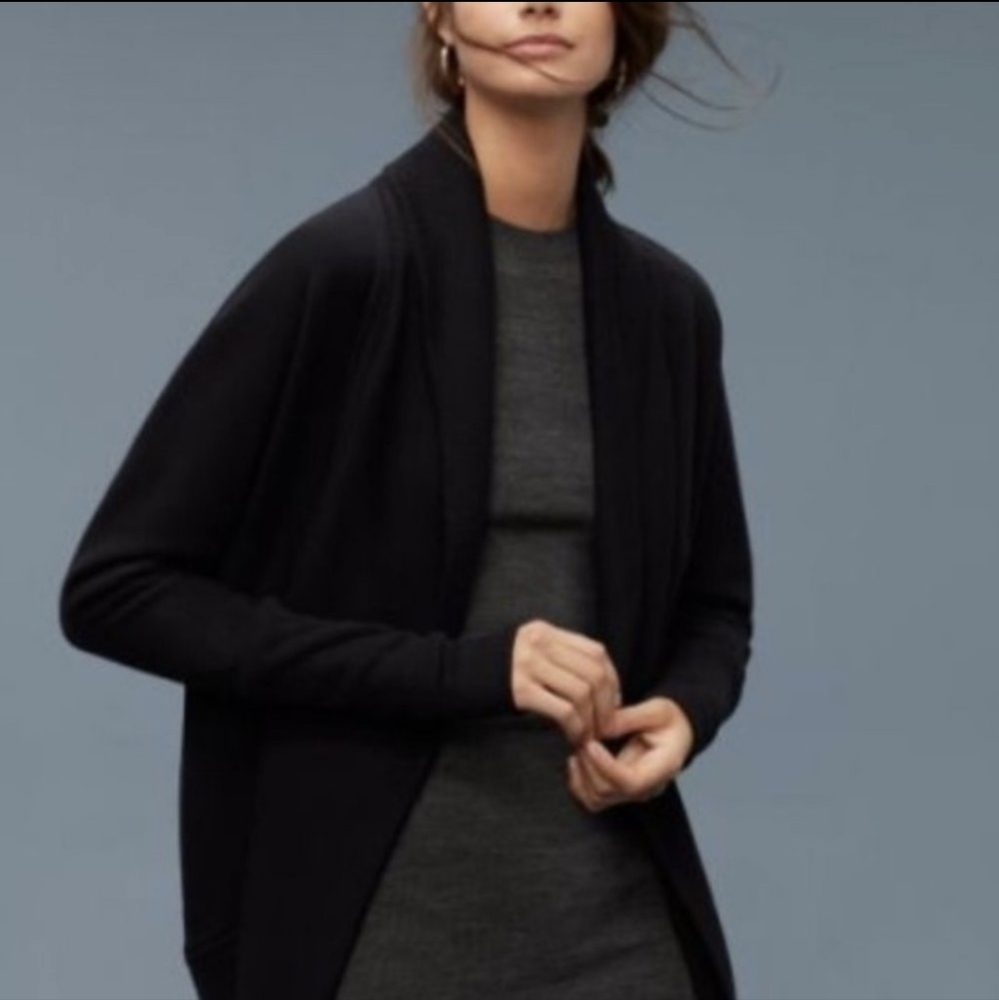 Wilfred Diderot Black Cardigan Sweater Size XS